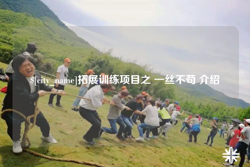 济宁拓展训练项目之 一丝不苟 介绍
